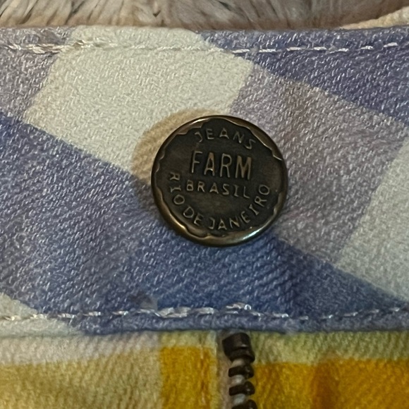 Farm Rio for Anthropologie Gingham Shorts Size Small - Picture 8 of 12
